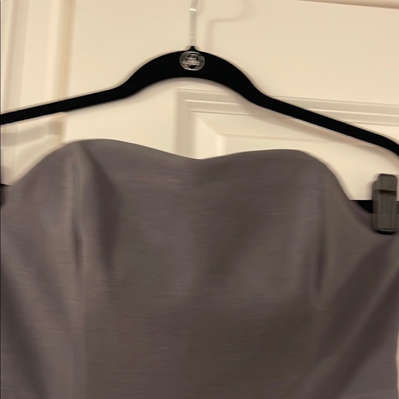 Vintage Kenzie Grey Strapless Sheath Dress - Picture 3 of 12